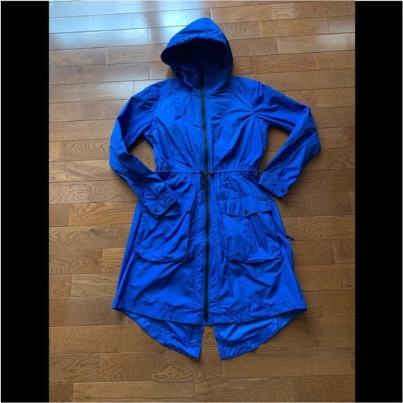 💙Athleta City Slicker Rain/Trench Coat Jacket💙 - Picture 2 of 10